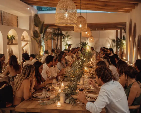 Singles aged 35 to 45 enjoying a social dinner event in Southern Highlands